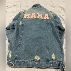 Mama denim jacket. Oversized and from Judith March